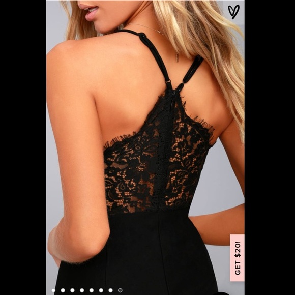 Black Lace Bodycon Mini Dress - Picture 4 of 6